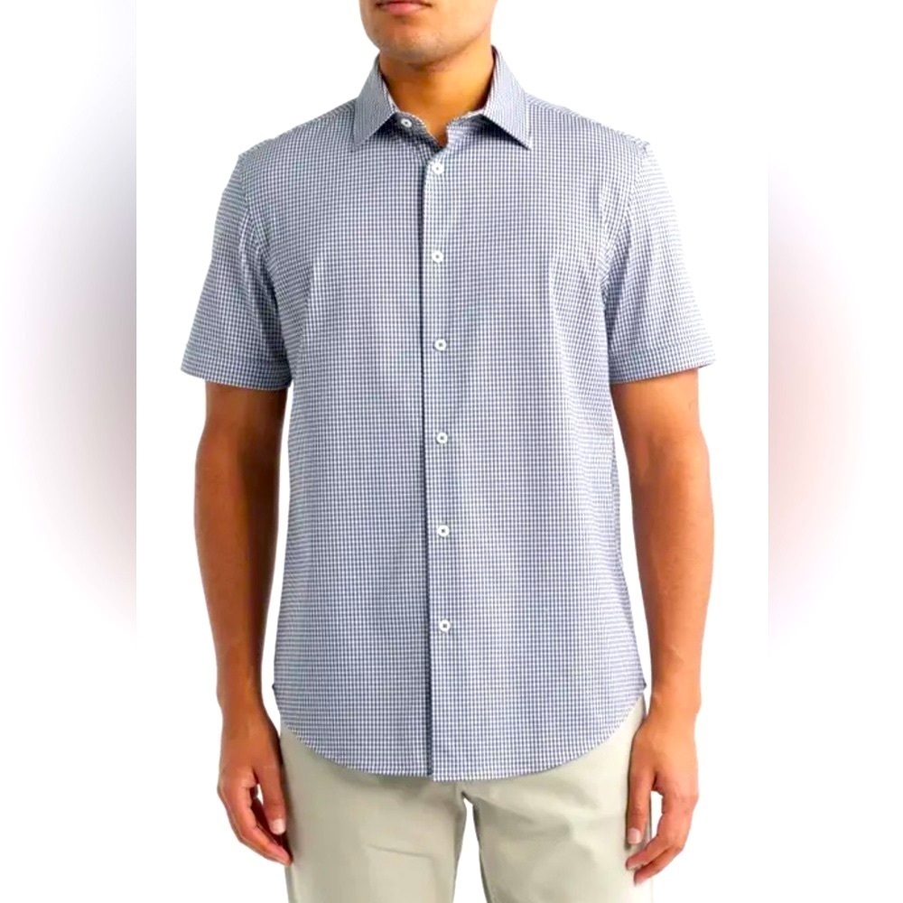 Nordstroms Mens Shop classic button up shirt breathable cotton wrinkle free XXL